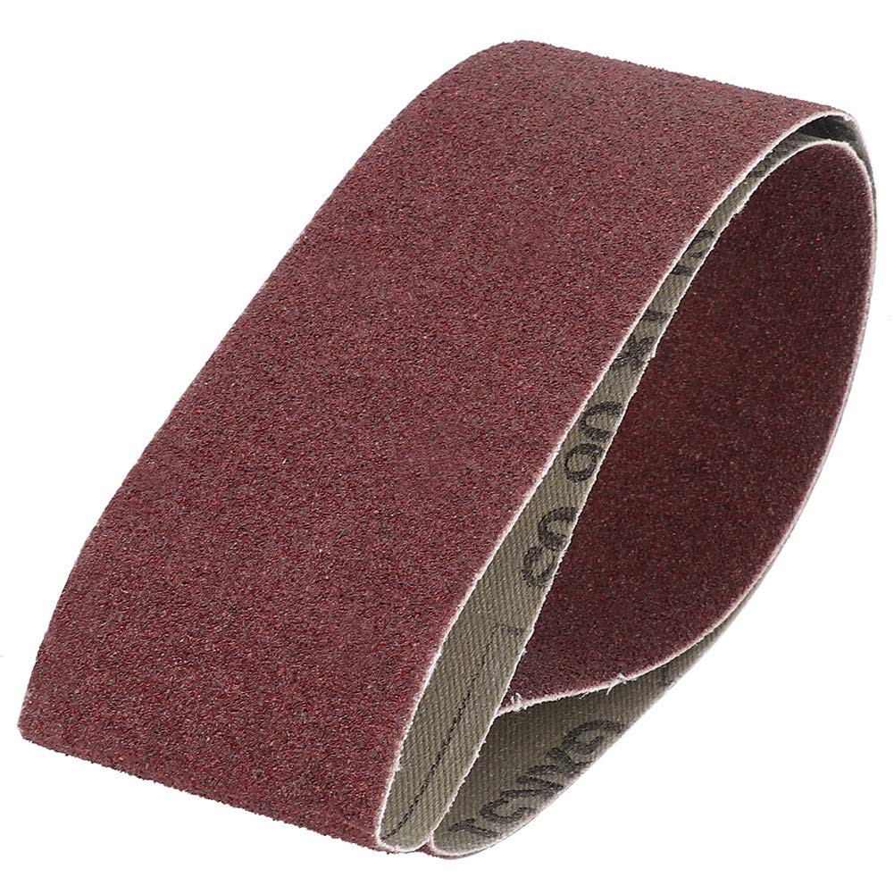 10pcs Sanding Belts Perimeter 680mm/27in Width 50mm/2in Aluminum Oxide Sanding Belt Abrasive Band for Wood,Soft Metal(120 Grit), Emery Cloth
