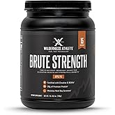 Wilderness Athlete - Brute Strength BCAA Post Workout | BCAA Creatine Workout Powder - Premium Post Workout Recovery Drink | 15 Serving Tub (Apple Pie)