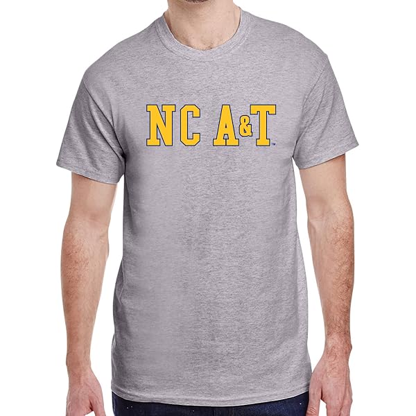 North Carolina A&T Aggies NCAA Jumbo Arch Unisex T-Shirt - Officially Licensed Fan Gear - View #3