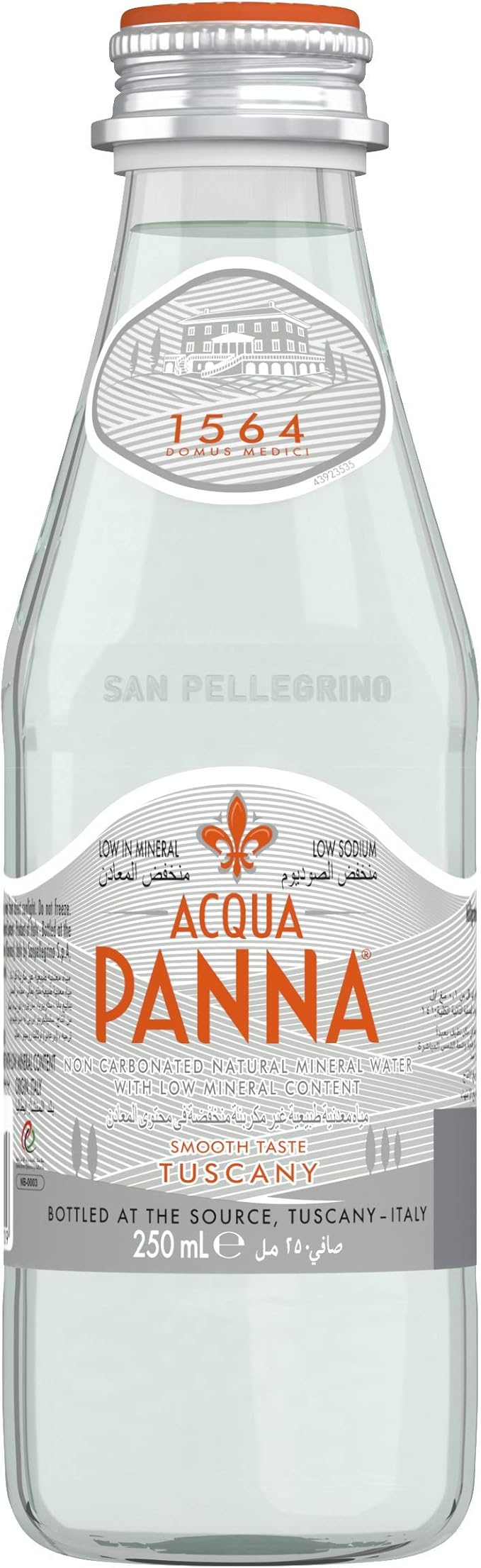 Acqua Panna Still Mineral Water Glass 6 X 250ml Amazon Co Uk Grocery