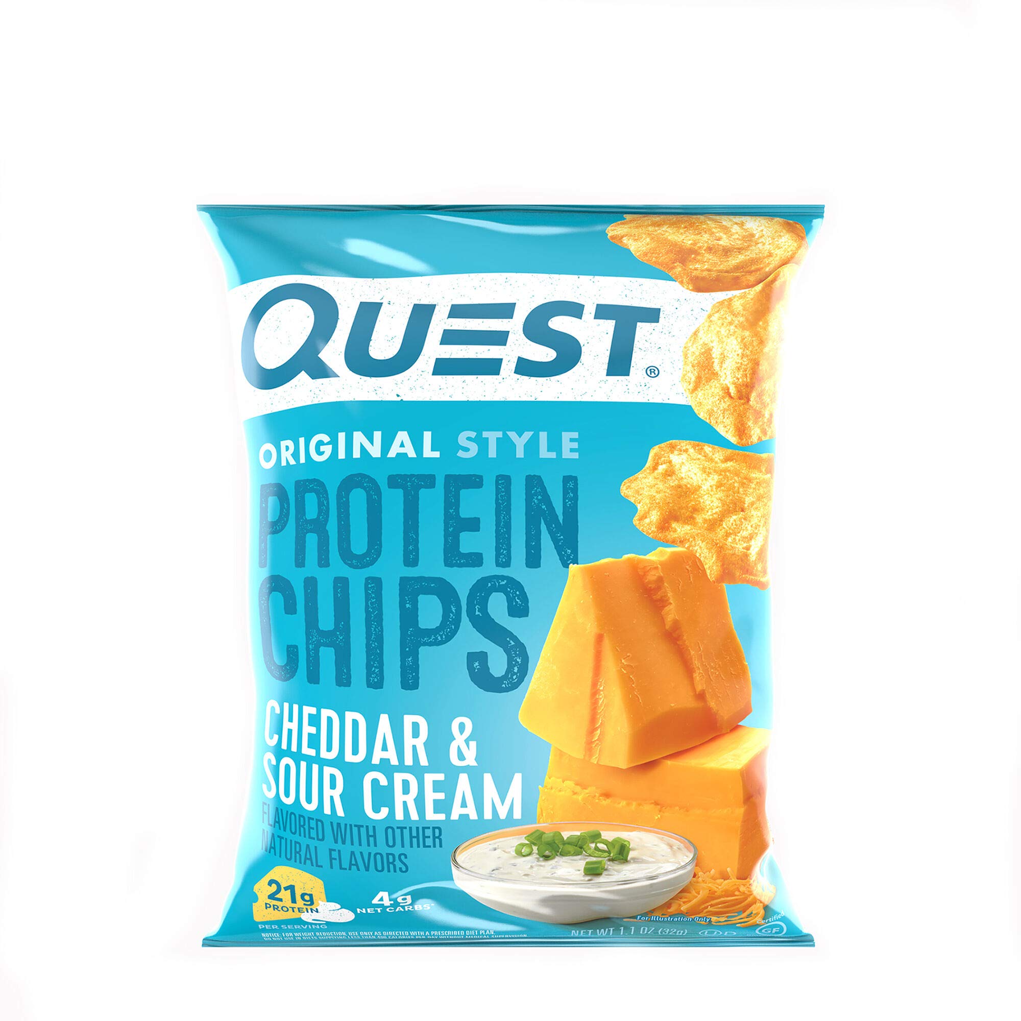 Quest Protein Chips Cheddar & Sour Cream 8-Pack