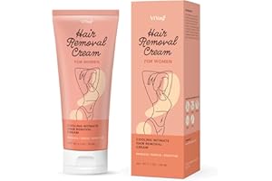 Aemerry Hair Removal Cream for Women-Intimate/Private Area depiladora Cream, Pubic, Bikini, Face, Body Legs, and Underarms Painless Flawless Depilatory-Gentle Hair Remover Formula for All Skin Types