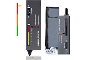 HQDZ-TD Diamond Tester High Accuracy Diamond Tester Pen,Environmental Protection 9V Battery,Professional Diamond Selector for Jeweler Novice and Expert,Thermal Conductivity Meter (Diamond Tester)