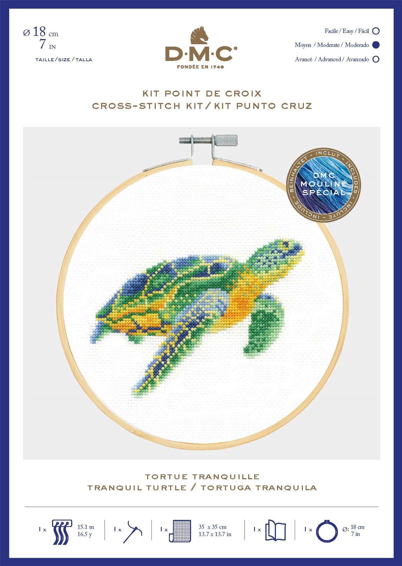 DMC Swimming Tortoise Cross-Stitch Kit
