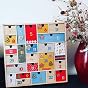 Artemio 14002001 Calendrier de l'Avent en Bois à décorer Géométrique
