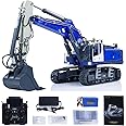 wheelfun Kabolite K970-100S Pro 1/14 RC Hydraulic Excavator Metal RC Digger Construction Vehicles Model Smoking Unit GPS Light Sound PL18EV Lite Radio Controller
