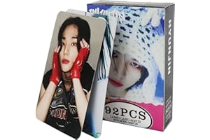 EDGNBLS Stray Kids Photocards 92Pcs, Lomo Cards for Photo Wall Decorations, SKZ Merch for Birthday Present, KPOP Photocard for Collections (hyun-jin)