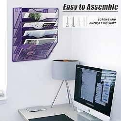 EASEPRES 5 Pocket Mesh Hanging Wall File
