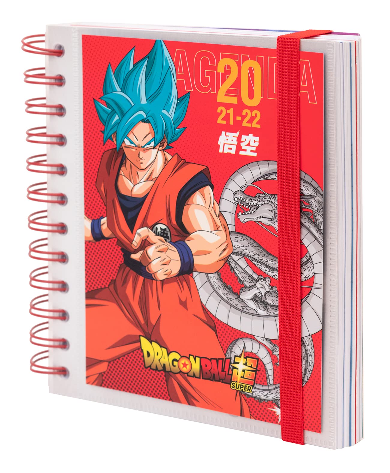 Grupo Erik: Official Dragon Ball Academic Diary 2021-2022 Day to Page - 11 Months Mid Year Diary August 2021 - June 2022