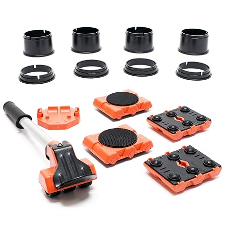 Möbel-Gleitsystem Möbelgleiter Möbeltransport Set Transporthilfe Umzugshilfe 14-teilig