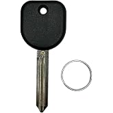 Ri-Key Security - New Transponder Key for Chevrolet Silverado 2007-2013 Replacement Ignition Chipped Key B111 with Chip ID46 Circle Plus