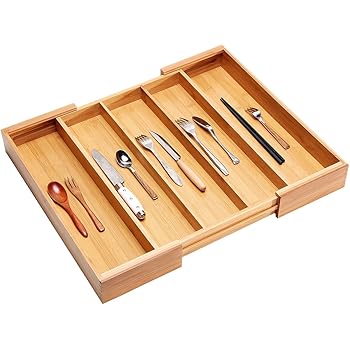 Amazon.com: Premium, Extra Deep, Non-slip, Large Silverware Organizer