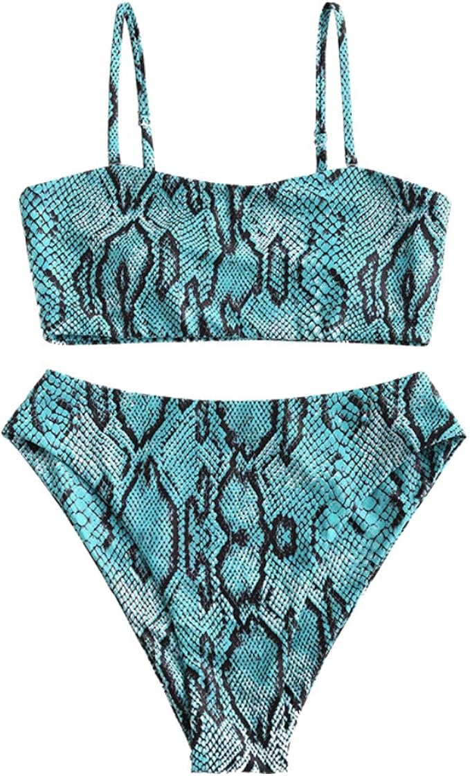 zaful leopard print bikini