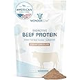 WONDERCOW Beef Protein Isolate Powder w/Bovine Colostrum Supplement | Clean, 100% Grass Fed, Carnivore, Keto Friendly | Gluten Free | Helps Build Lean Muscle | 20g of Protein, 30 Servings, Chocolate