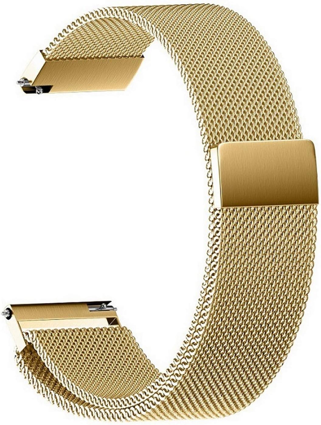 Stainless Steel Watchband with 18 20 22mm Width Universal Wristband for Smart Watch Bands Metal Band Desallusa-Buckles-XDMSD2892 Magnetic Release