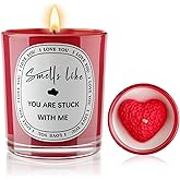 Gifts for Him Her Valentines Day, Christmas, Anniversary, Birthday, Just Because, You're Stuck With Me Candle Gifts for Boyfriend Girlfriend, I Love You Gift for Women Men, Funny Lavender Candle, 6 Oz