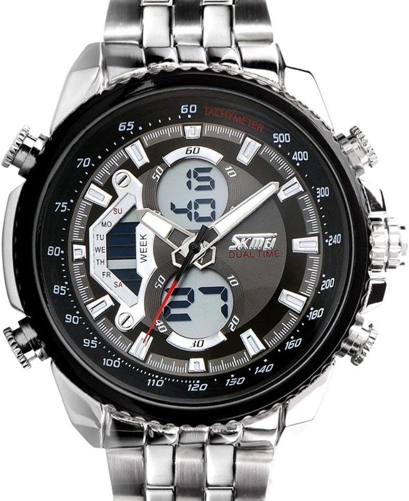 SunJas Watch Strap Watch Quartz Watches Watch Sports Watch Stainless Steel Waterproof Watch Men's Watch