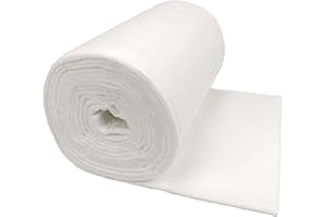 LYNN MANUFACTURING Ceramic Fiber Insulation, 1/4" Thick x 16" x 240", 2400F Fireproof Insulation Blanket, 3007E