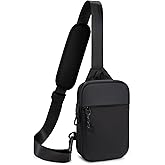 higouta Mini Sling Bag for Men Women, RFID Blocking Crossbody Backpack Casual Utility Chest Phone Bag for Travel Workout