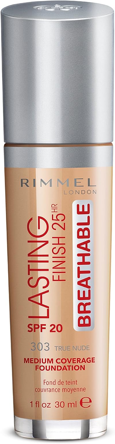 Rimmel London Lasting Finish Breathable Foundation SPF 20 True Nude 30ml