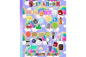 Inanimate's Insanity SketchBook: Inanimate's Insanity Notebook for Sketching and Note | Thick 100 Blank Pages for Drawing, Wr
