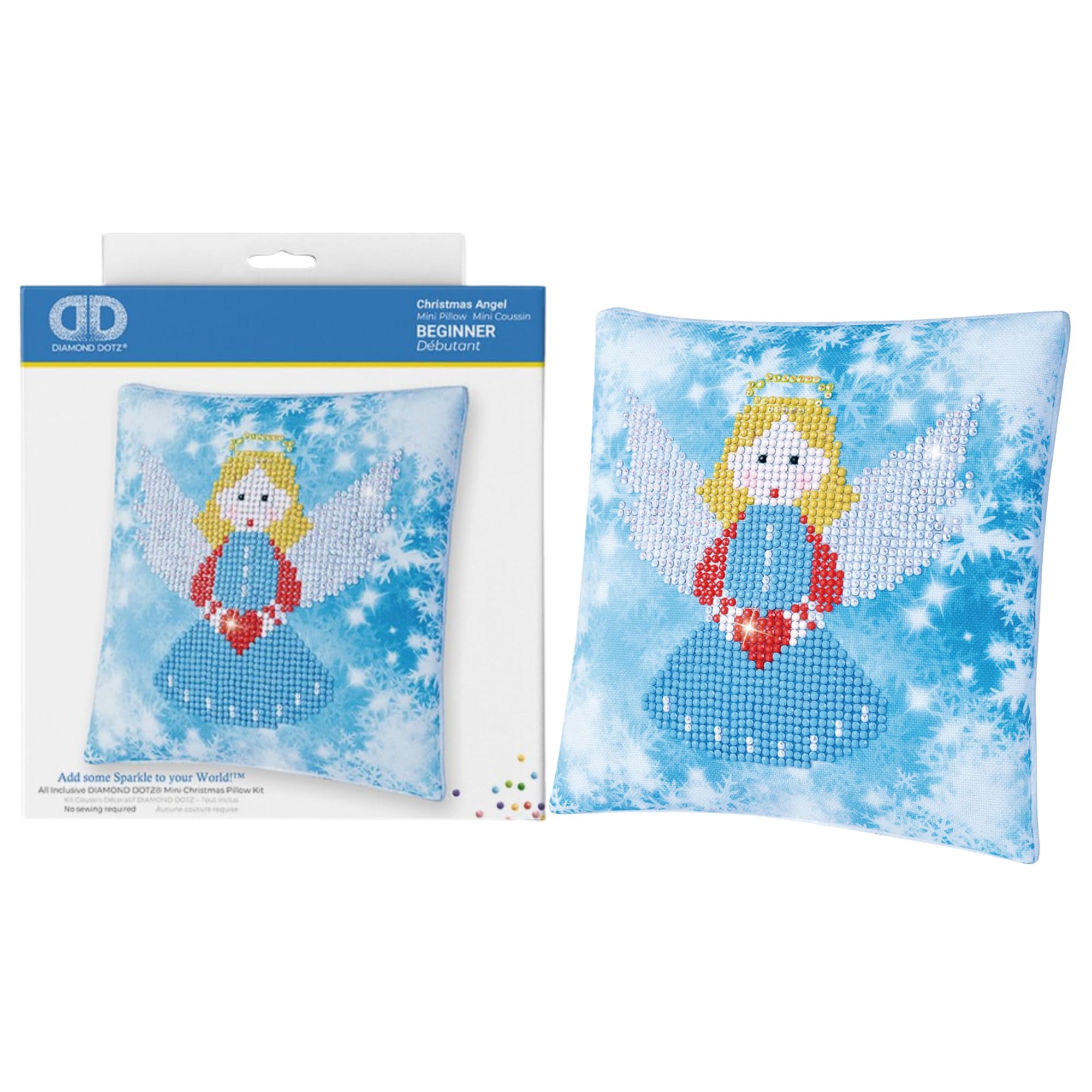 DIAMOND DOTZ DPP2 Kits, Angel, 18 x 18cm