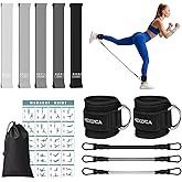 Resistance Bands Set – Resistance Band and Adjustable Ankle Exercise Bands with Cuffs Great Equipment for Training