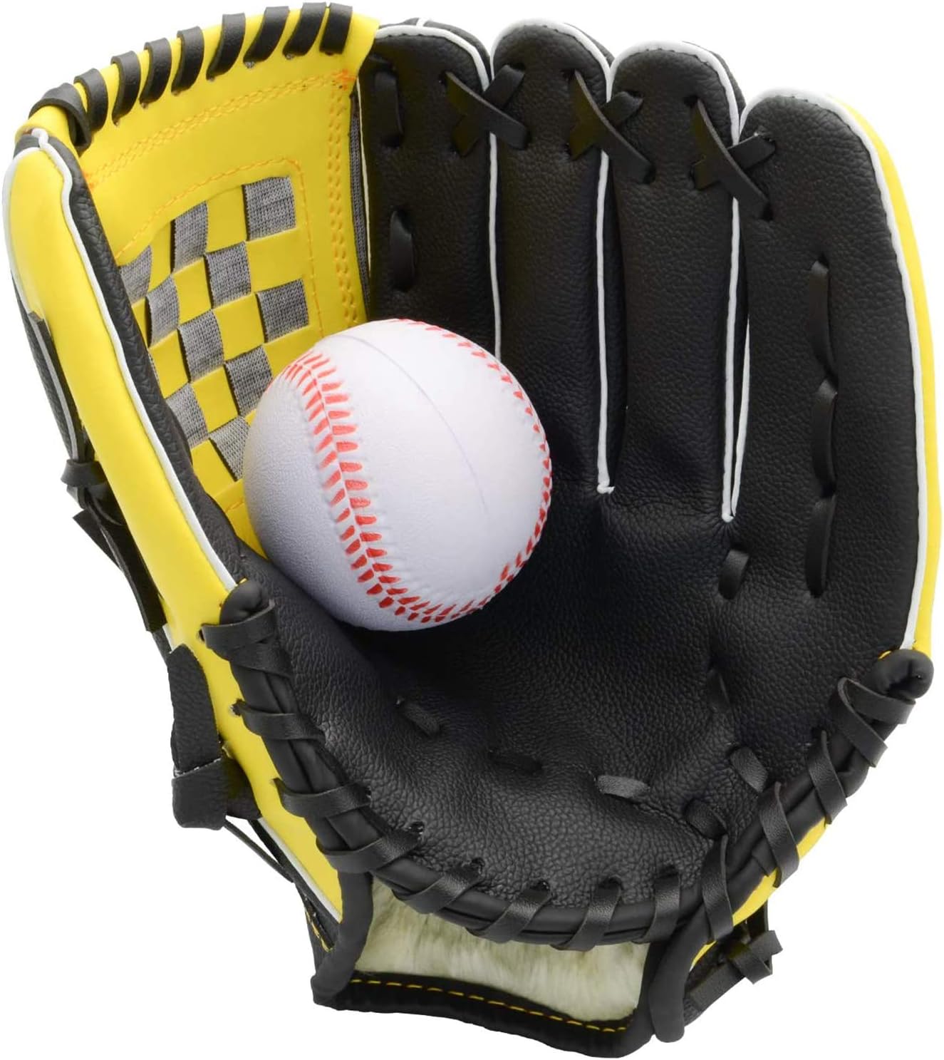 FerDIM Baseball Glove for Kids Youth Adult, Softball Mitt Left Hand Glove 10.5''-12.5'', Right Hand Throw
