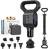 BOB AND BRAD Massage Gun with Massage Strap for Hard to Reach - Dual-Mode Percussion & Compression Massager for Muscle Recovery, Pain Relief in Back & Shoulders, FSA-HSA Eligible, Pain Relief Gift