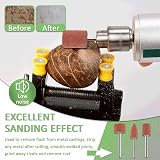 EPLZON 45 Pcs Sanding Bits 1/8in Shank for Dremel Grinding Polishing metal view 5