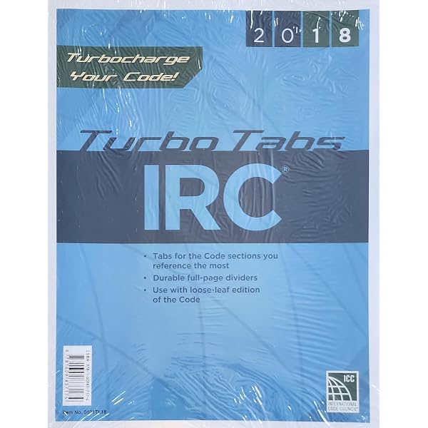 2018 International Residential Code Turbo Tabs, Loose-leaf Version