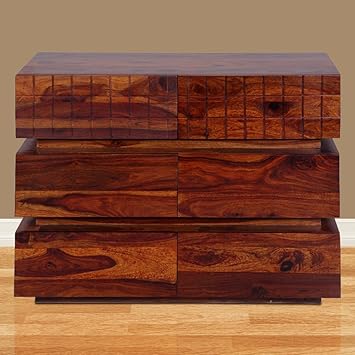 Evok Imperial Chest of 6 Drawers (Honey)