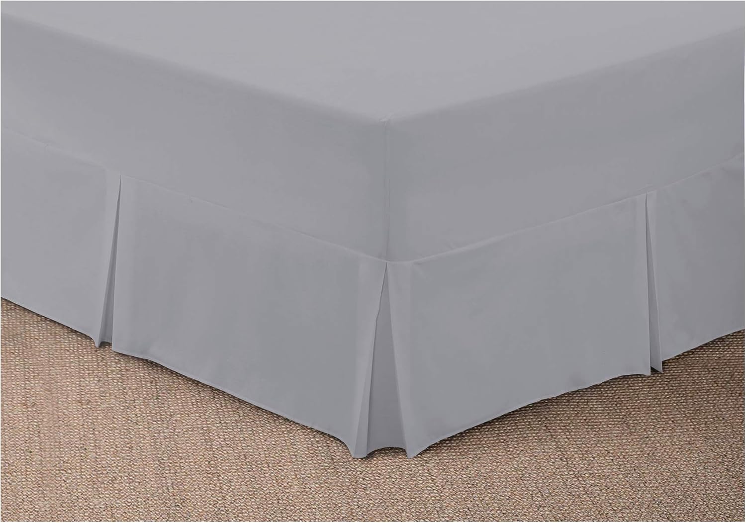 ShawsDirect Fitted Valance Sheet EasyCare Plain Dyed Polycotton (King