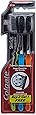 Colgate Slim Soft Charcoal Toothbrush (Pack of 3) 17x Slimmer Soft Tip Bristles