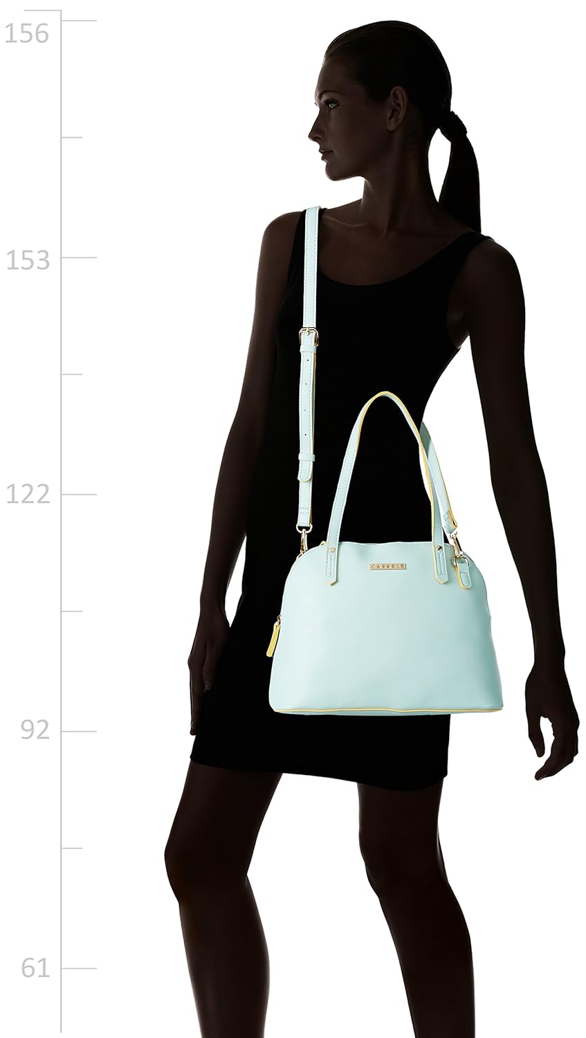 caprese pema women's satchel (aqua)