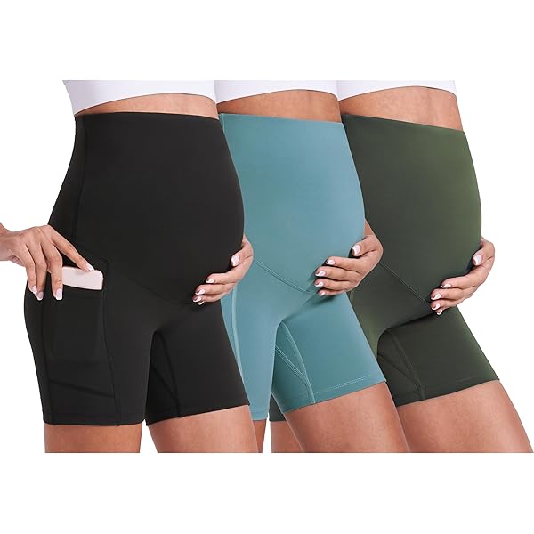FAIWAD Shorts De Maternité Pour Femmes, Au-Dessus Du