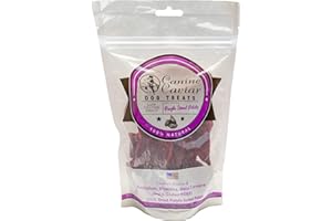 Canine Caviar Dried Purple Sweet Potato Dog Treats All-Natural Dog Treats, Rawhide Free and Gluten Free Healthy Dog Treats, Dog Training Treats for All Breeds and Life Stages (12 oz)