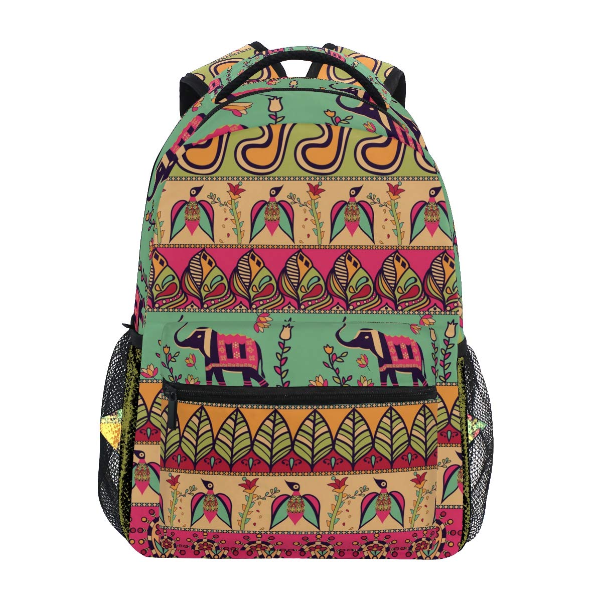 Bohemian African Pattern School Backpack Travel Rucksack Book Bag Laptop Backpack Casual Daypack