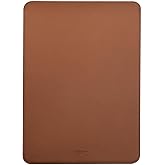 Comfyable Laptop Sleeve 13 Inch Precisely Compatible with MacBook Air M4 2025-2018 & MacBook Pro M2 2022 M1 2020-2016, Faux Leather Cover Case, Brown