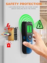 Mecurate 5-in-1 Stud Finder with LCD Display Wall Scanner view 5