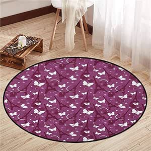 Alfombras Redondas, Torre Eiffel, Estilo Acuarela Pastel, impresión