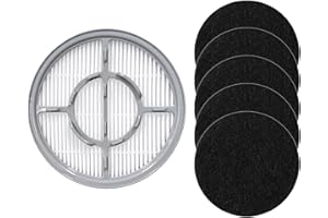 Bawetech Pet Grooming Vacuum Filter Set, Includes 1 HEPA Filter and 5 Sponge Filters, Compatible with All Bawetech Dog Grooming Vacuum Models, Universal Pet Supplies Dog Vacuum Filters