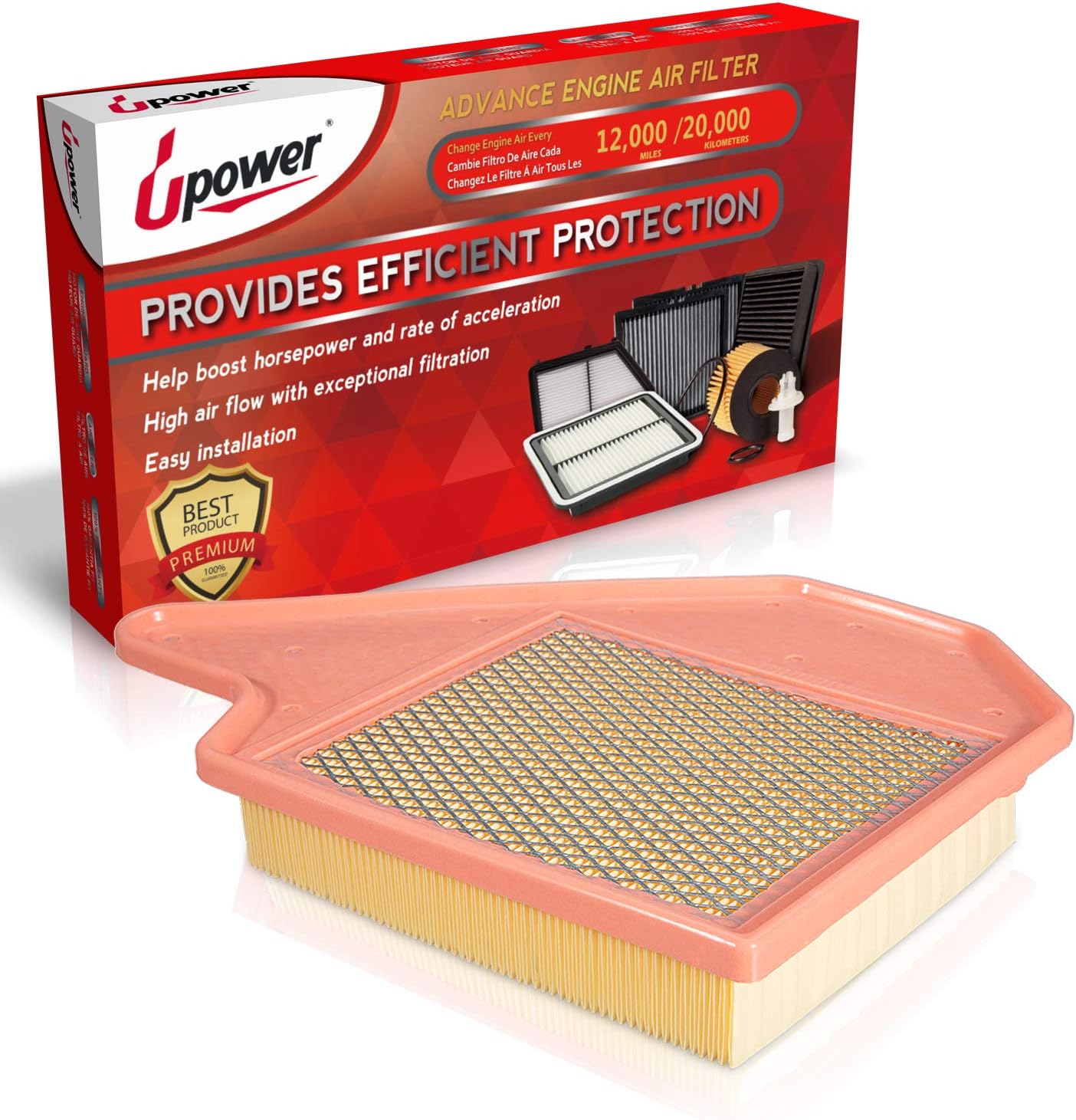 Replacement Engine Air Filter aa For 12 15 Ram C V Volkswagen Routan Parts Accessories Automotive