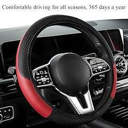 Wevdn Elastic Car Steering Wheel Cover, Microfiber