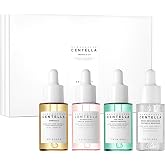 SKIN1004 Madagascar Centella Ampoule Kit, 4ea x 1.10 fl.oz, 30ml, Travel Size Face Serum Collection, Korean Skincare Set with Centella Ampoule and Hydrating Serum for Soothing Care, Korean Skin Care