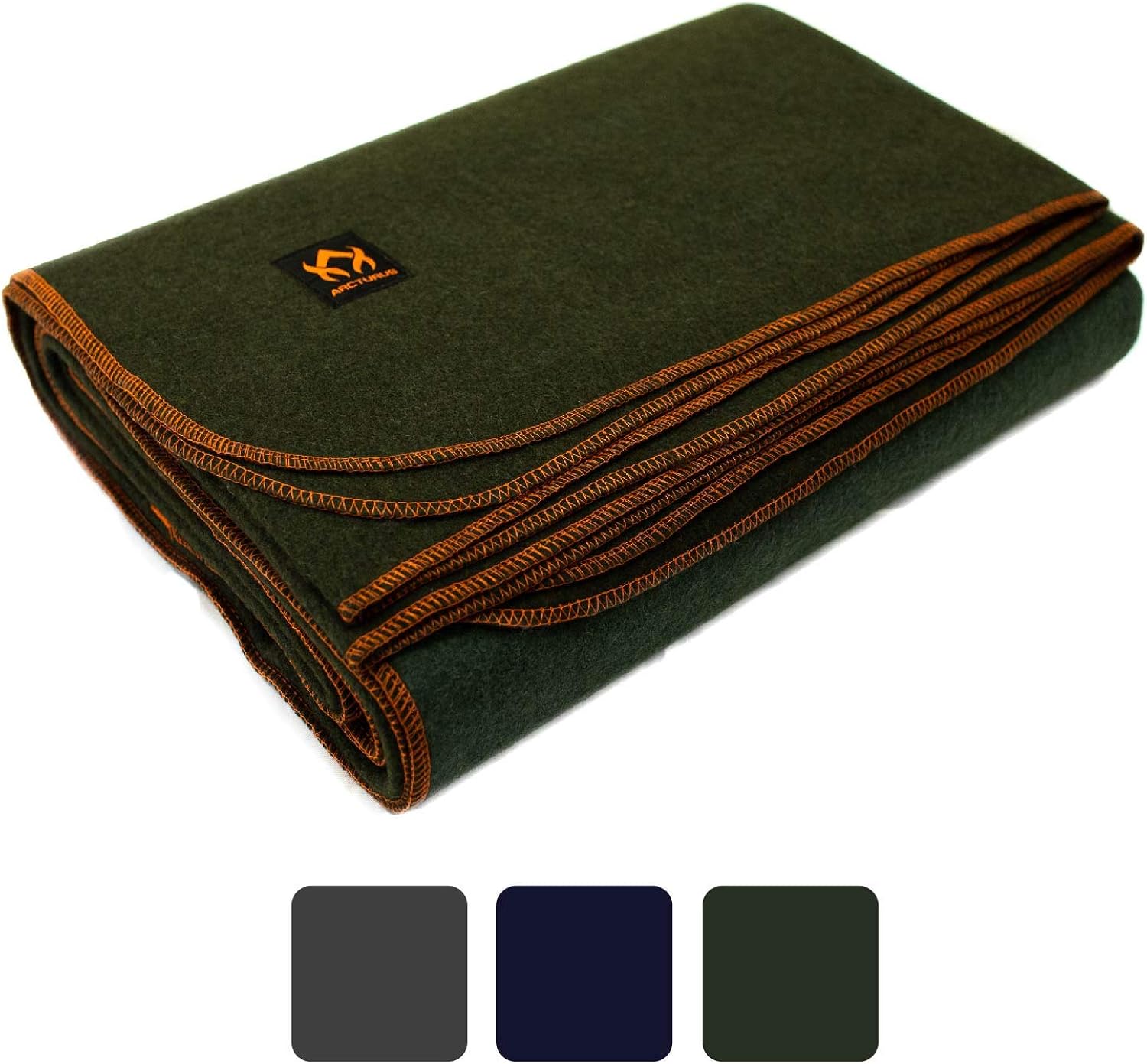 Arcturus Military Wool Blanket 4.5 lbs, Warm, Thick