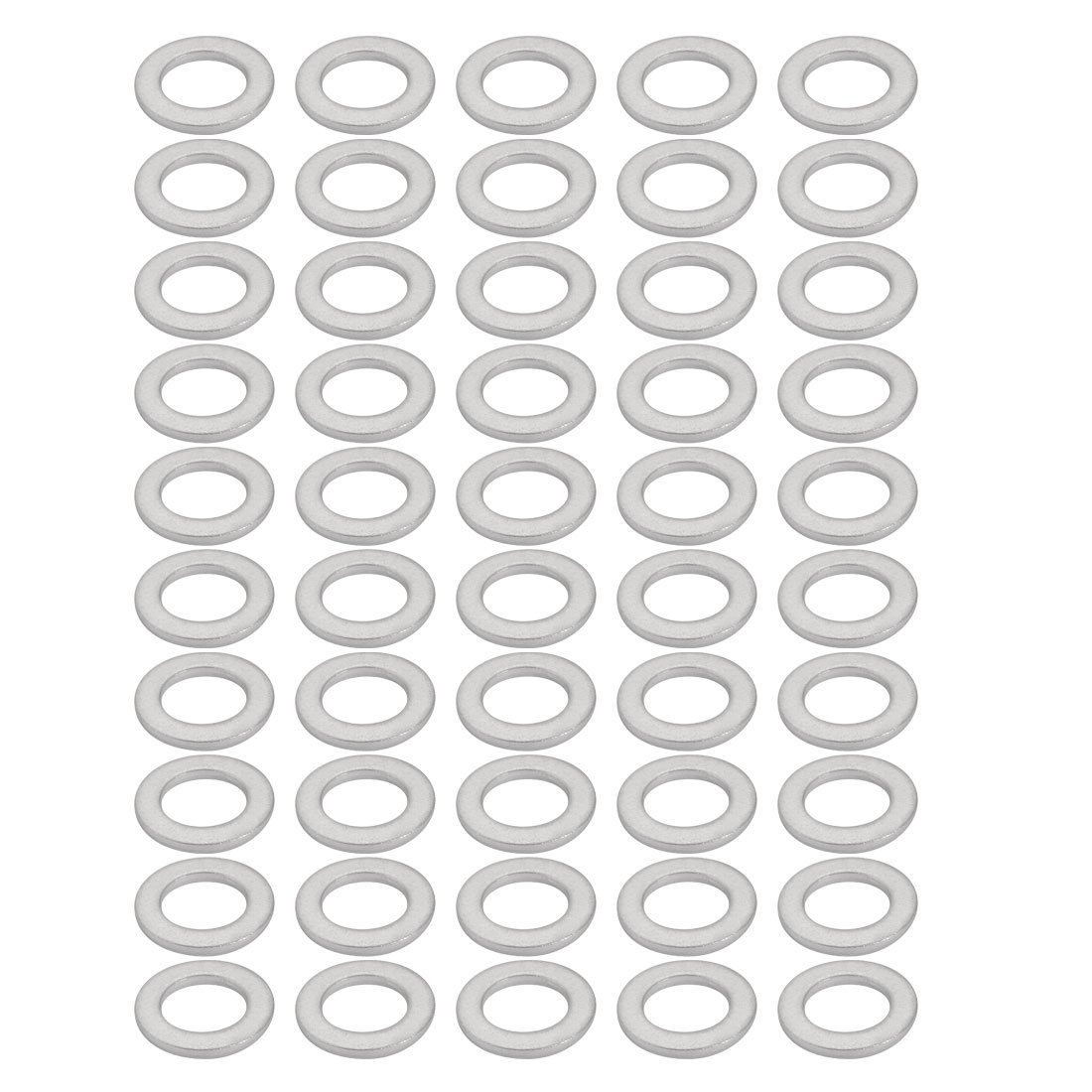 Sourcingmap 50Pcs 12mmx20mmx2mm Aluminum Motorcycle Hardware Drain Plug Washer