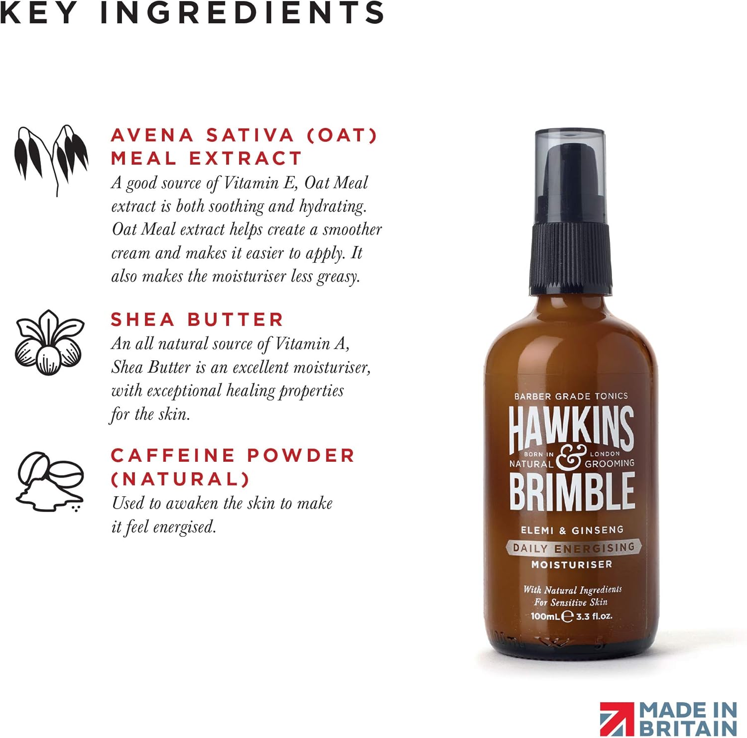 Hawkins & Brimble Energising Men’s Face Moisturiser - Image 5