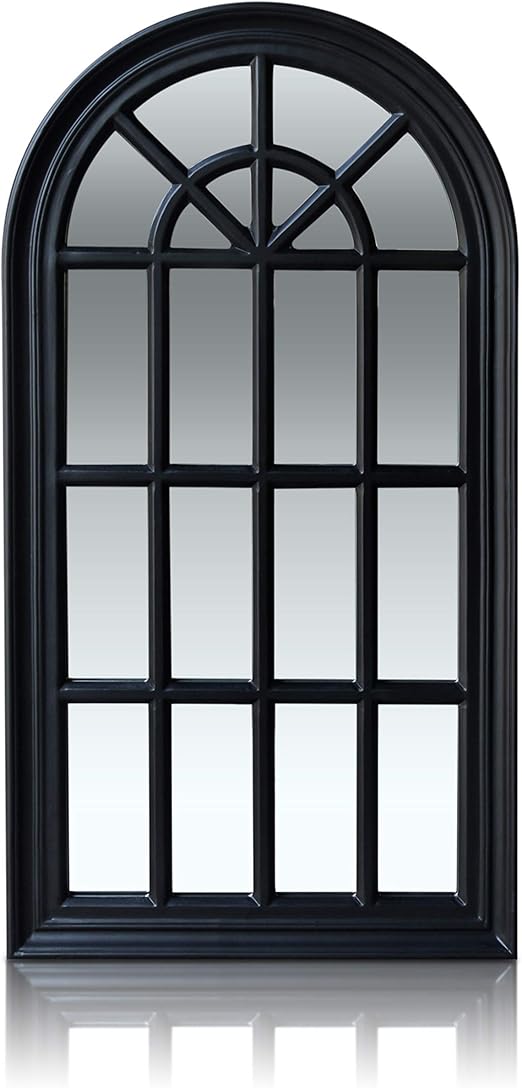 Antic by Casa Chic French Arched Window Mirror 46x86 cm Solid