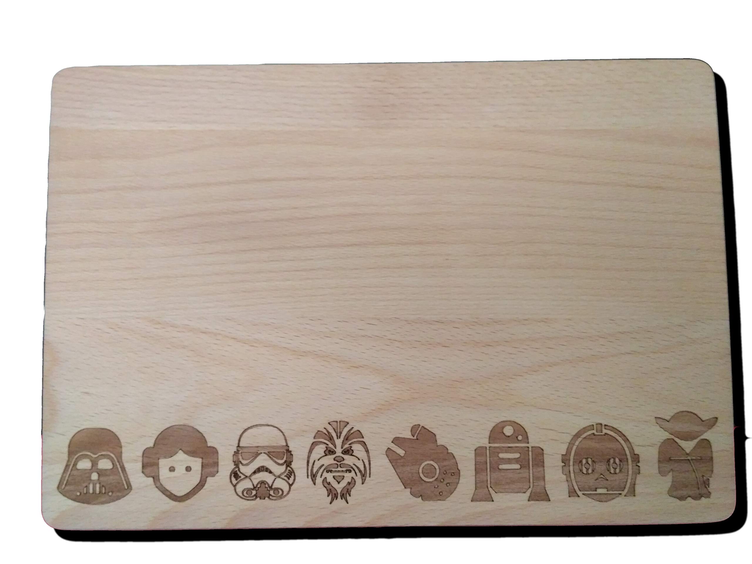 Star Wars Inspired Chopping Cheese Board… (Star Wars Icons 35x24x1.5 cm)